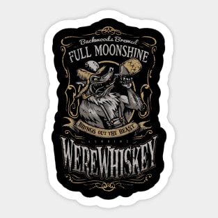 WereWhiskey Sticker